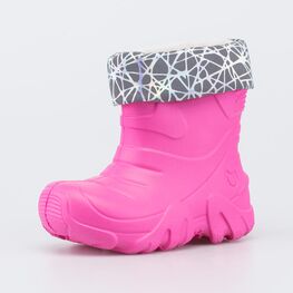 165059-19 Сапожки из ЭВА светоотражающие для девочки фуксия