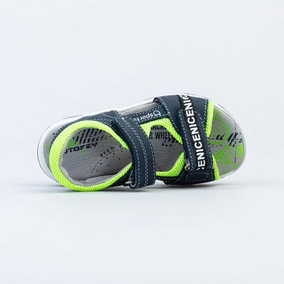 624021-22 Сандалии из натурального нубука для мальчика для мальчики син-сал фото №4