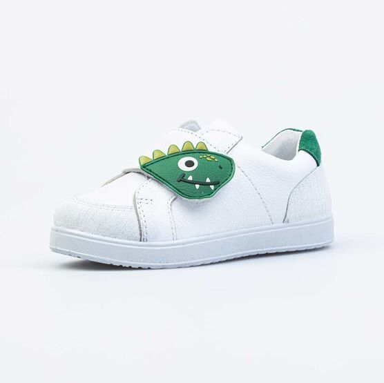 132161-21 Полуботинки для мальчики бел-зел