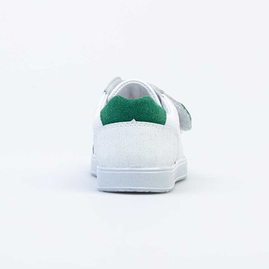 132161-21 Полуботинки для мальчики бел-зел фото №5