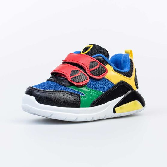 144170-73 Кроссовки с LED-подсветкой на подошве для мальчики чер-цве