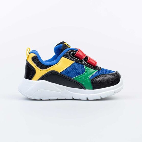 144170-73 Кроссовки с LED-подсветкой на подошве для мальчики чер-цве фото №2