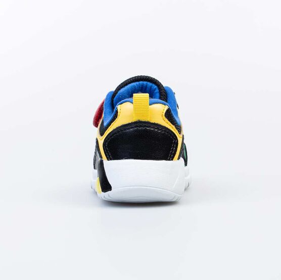 144170-73 Кроссовки с LED-подсветкой на подошве для мальчики чер-цве фото №5