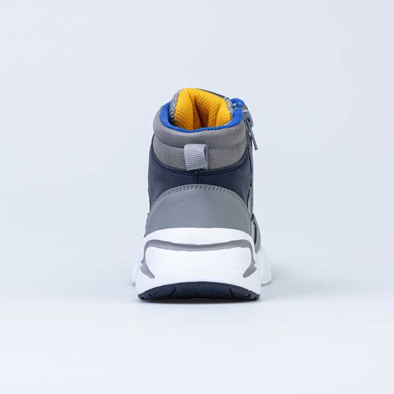 454057-32 Утепленные ботинки для мальчики серый фото №5