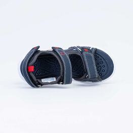 524030-16 Пляжная обувьс LED-подсветкой на подошве для мальчики син-кра фото №4