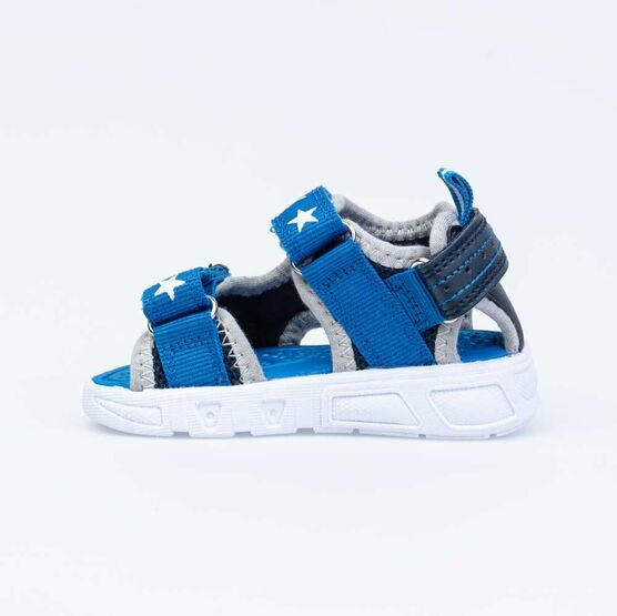 124006-11 Пляжная обувь с LED-подсветкой на подошве для мальчики светло-синий фото №2