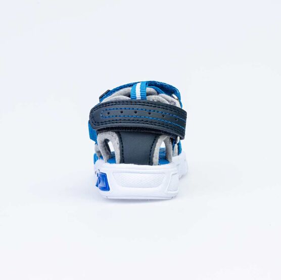 124006-11 Пляжная обувь с LED-подсветкой на подошве для мальчики светло-синий фото №5