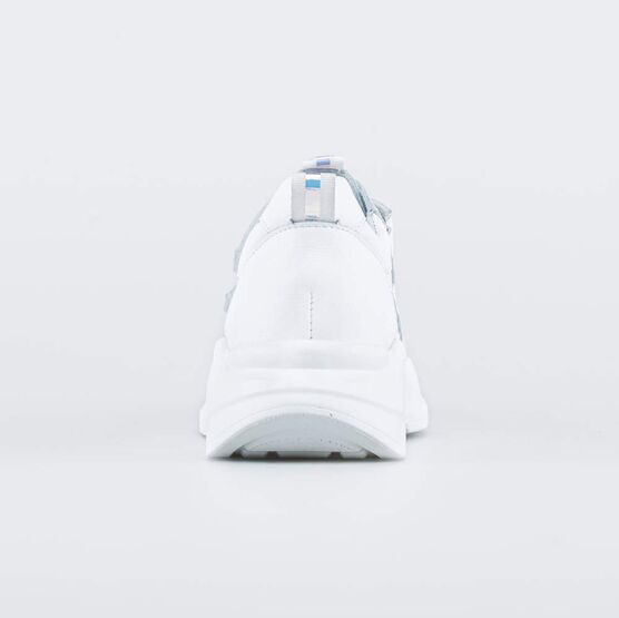 532275-21 Полуботинки из натуральной кожи с перфорацией для девочки белый фото №5