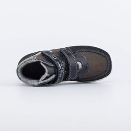 352296-34 Ботинки утепленные на весну/осень для мальчики оливковый фото №4