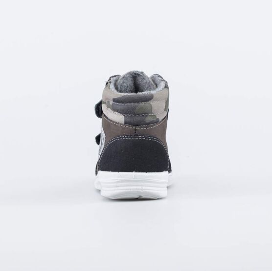 352296-34 Ботинки утепленные на весну/осень для мальчики оливковый фото №5