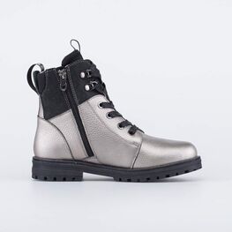 552223-33 Ботинки утепленные на весну/осень для девочки бронзовый фото №2