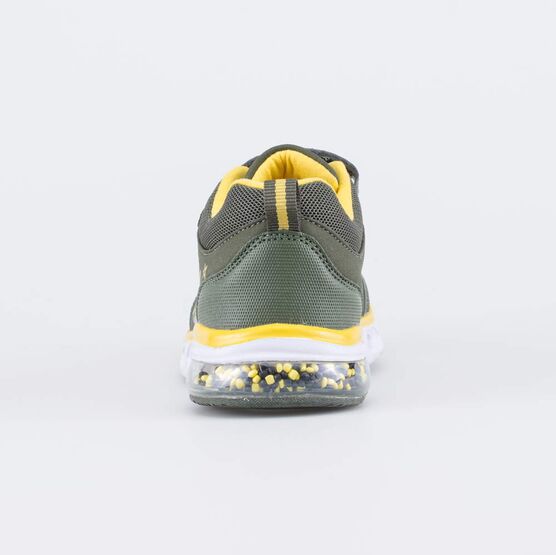 144239-72 Кроссовки с LED и Softshell Три кота для мальчики оливковый фото №5