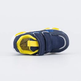 144241-71 Синие кроссовки с LED и Softshell для мальчики синий фото №4