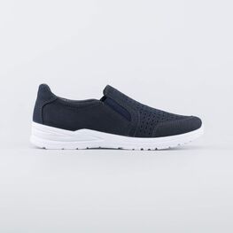 632337-21 Кожаные слипоны для мальчика для мальчики синий фото №2