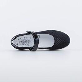 532292-21 Школьные туфли для девочки для девочки черный фото №4