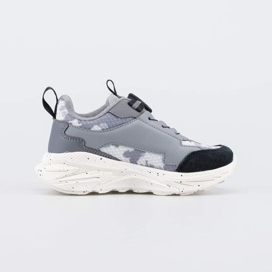 344544-11 Кроссовки Будь-в-Топе серый для мальчики серый + бежевый фото №2