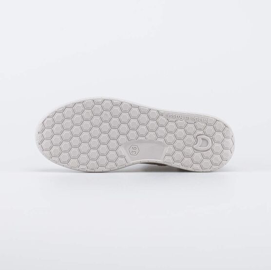 752251-25 Ботинки-кеды для мальчика-подростка для мальчики бежевый + оливковый фото №3