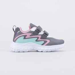 344460-71 Кроссовки на липучках Softshell для девочки серый фото №2