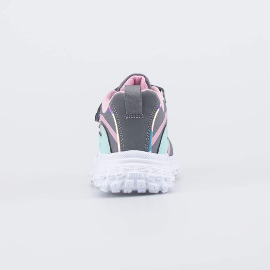 344460-71 Кроссовки на липучках Softshell для девочки серый фото №5