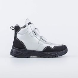 552256-33 Демисезонные ботинки на липучках STYLE серебристые для девочки серебристый фото №2