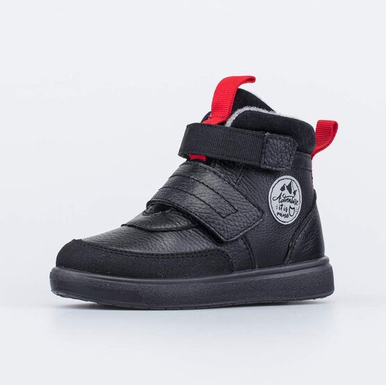 552298-32 Утепленные ботинки для мальчика Приключения черный для мальчики черный