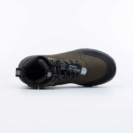 752201-32 Утепленные ботинки для мальчика хаки для мальчики хаки фото №4