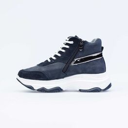 752169-32 Ботинки для девочки светло-синий фото №2