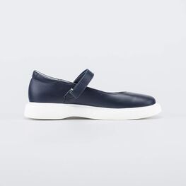 532328-22 Кожаные туфли для школы синий для девочки синий фото №2