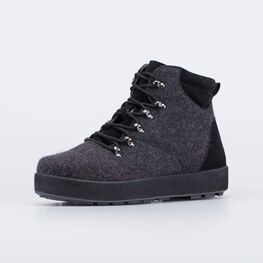 957029-41 Валенки-ботинки на шнурках черный для мальчики черный