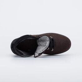 957029-42 Валенки-ботинки на шнурках коричневый для мальчики коричневый фото №4