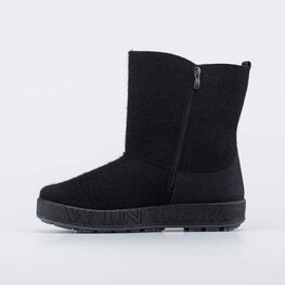 967050-45 Укороченные мужские валенки в стиле угги для мальчики черный фото №2