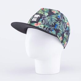 07709036-40 Кепка-бейсболка с прямым козырьком Тропики для мальчики разноцветный