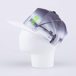 07709037-40 Кепка-бейсболка с прямым козырьком Малибу серый для мальчики серый фото №2