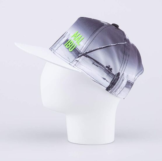 07709037-40 Кепка-бейсболка с прямым козырьком Малибу серый для мальчики серый фото №2