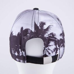 07709038-40 Кепка-бейсболка с прямым козырьком черно-белый для мальчики черный + белый фото №4