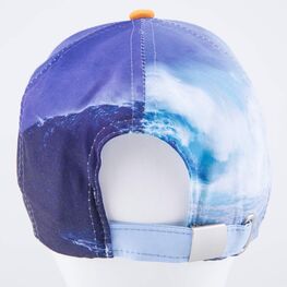 07709039-40 Кепка-бейсболка с прямым козырьком синий для мальчики синий фото №4