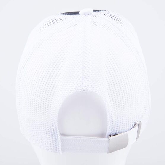 07709049-40 Кепка-бейсболка с сеткой для мальчика черно-белый для мальчики черный + белый фото №4