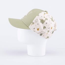 07709059-40 Кепка-бейсболка для мальчика оливковый-бежевый для мальчики оливковый + бежевый фото №3