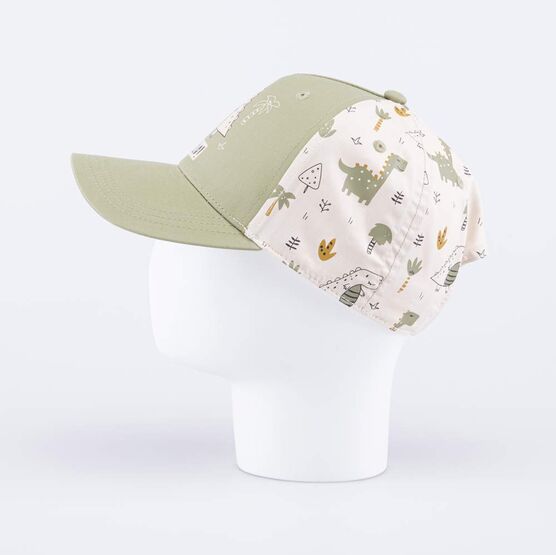 07709059-40 Кепка-бейсболка для мальчика оливковый-бежевый для мальчики оливковый + бежевый фото №3