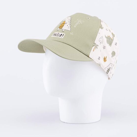 07709059-40 Кепка-бейсболка для мальчика оливковый-бежевый для мальчики оливковый + бежевый фото №2