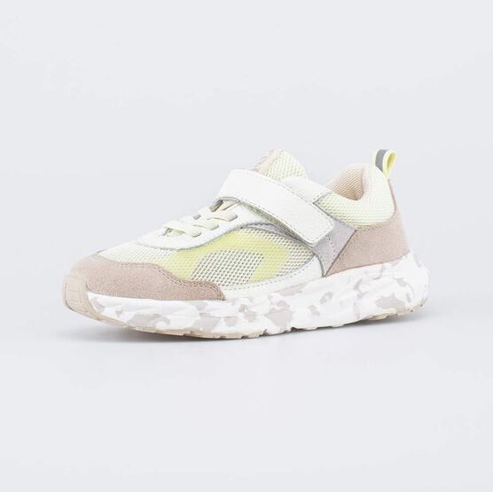 644553-12 Подростковые кроссовки для девочки для девочки бежевый,серый,желтый