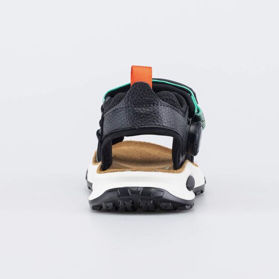 424015-71 Сандалии с системой быстрой шнуровки для мальчики черный фото №5