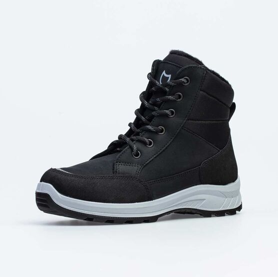 654052-42 Зимние ботинки с мехом для мальчика для мальчики черный