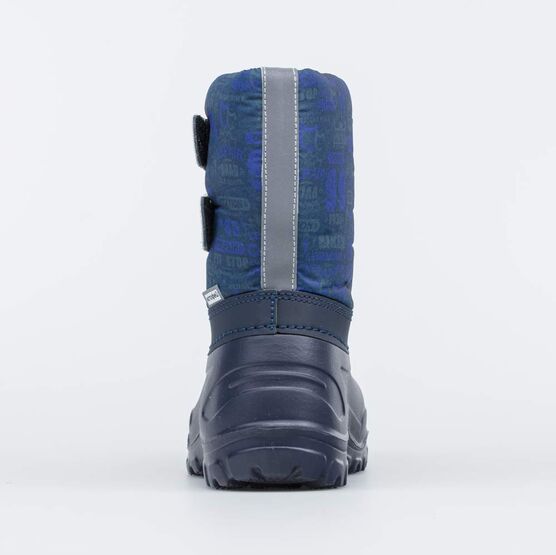 664119-44 Сноубутсы на липучке для мальчики синий фото №5