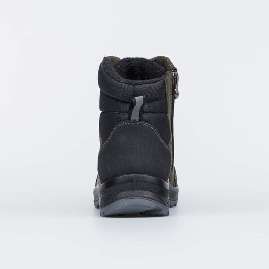 754054-43 Зимние ботинки с мехом для мальчики оливковый фото №5