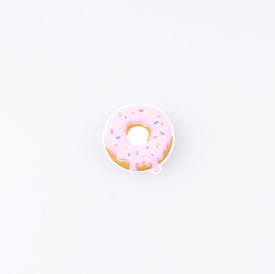 03014008-40 Украшение для обуви Розовый пончик для девочки розовый фото №3