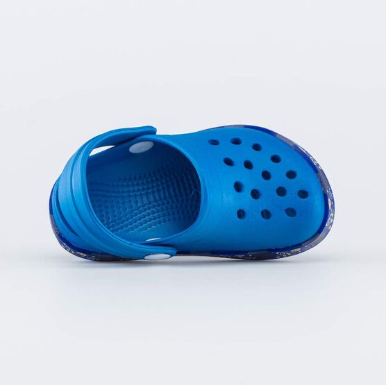 325113-02 Клоги пляжные для мальчика Космос для мальчики светло-синий фото №4