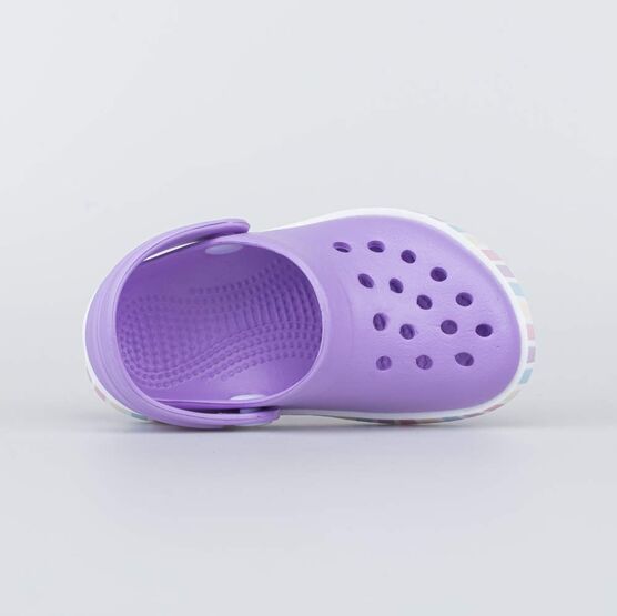 525095-01 Клоги пляжные для девочки сиреневый фото №4