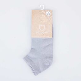 07042457-40 Носки детские хлопковые сетка серые для универсальные серый фото №2