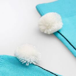 07842478-41 Носки хлопковые Мишки для девочки мятный фото №3